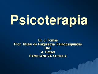 Psicoterapia