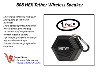 808 HEX Tether Wireless Speaker