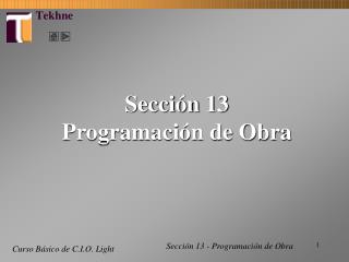 Curso Básico de C.I.O. Light