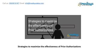 Strategies to maximize the effectiveness of Prior Authorizations