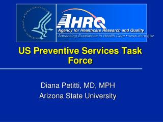 US Preventive Services Task Force