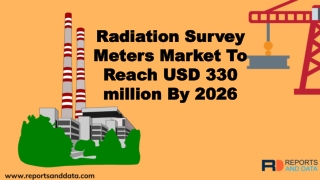 Radiation Survey Meters Market  Outlooks 2019: Top Companies,  Trends, Latest Developments in Manufacturing Technology a