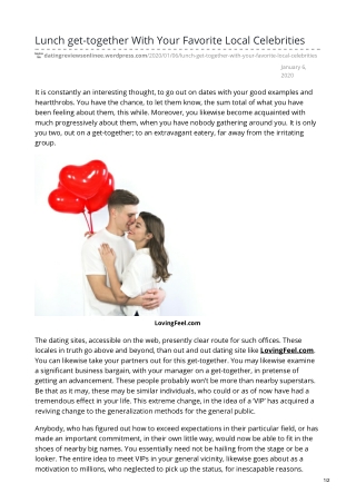 LovingFeel daitng 2020