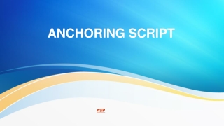 anchoring script