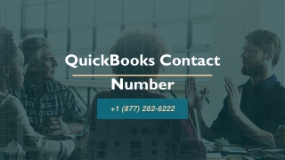 QuickBooks Contact Number 1 (877) 282-6222