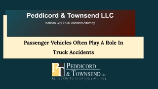 Passenger Vehicles Often Play A Role In Truck Accidents