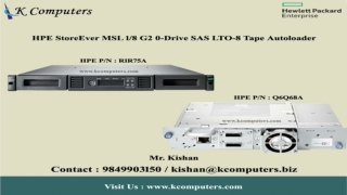 HPE Store Ever MSL LTO-8 Tape Autoloader