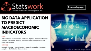 Big Data application to predict macroeconomic indicators – Statswork