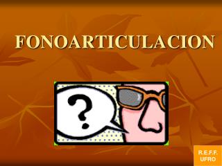 FONOARTICULACION