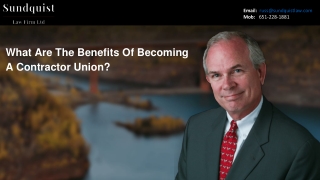 What Are The Benefits Of Becoming A Contractor Union?