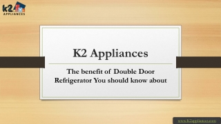 Double Door Refrigerator