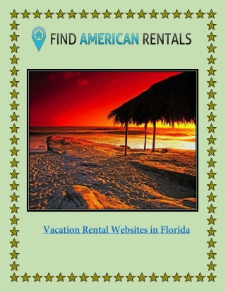 Vacation Rental Websites in Florida