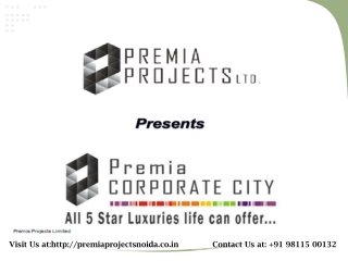 Premia Corporate City^%9891231132@#Premia Corporate City Noi