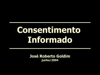 Consentimento Informado