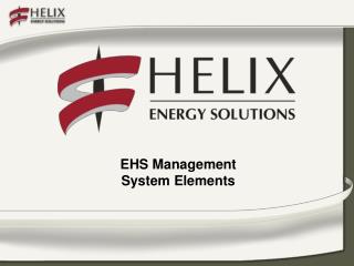 EHS Management System Elements