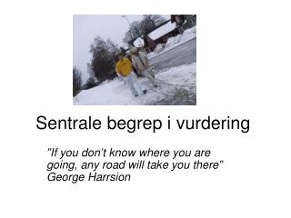 Sentrale begrep i vurdering