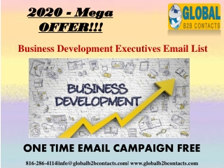 Business Development Executives Email List