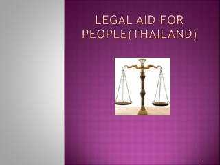 Legal aid for People(Thailand)