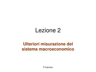 Lezione 2