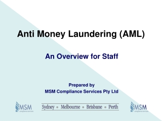 anti money laundering powerpoint presentation 2021