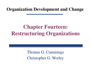 Organization Development and Change