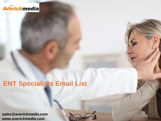 ENT Specialists Email List