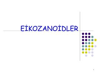 EİKOZANOİDLER