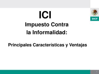 Impuesto Contra la Informalidad: