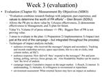 Week 3 evaluation