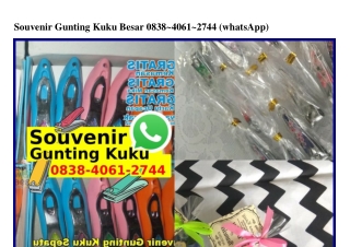Souvenir Gunting Kuku Besar Ö838.4Ö61.2744[wa]