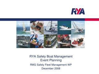 RYA Safety Boat Management Event Planning