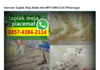 Souvenir Taplak Meja Batik Solo 085743842114[wa]