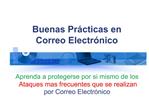 Buenas Pr cticas en Correo Electr nico