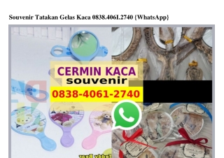 Souvenir Tatakan Gelas Kaca 0838~4061~2740[wa]