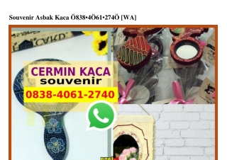 Souvenir Asbak Kaca Ö838•4Ö61•274Ö[wa]