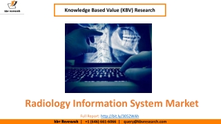 Radiology Information System Market Size- KBV Research