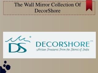 The 2020 Wall Mirror Collection of DecorShore