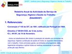 DSPRP - Direc o de Servi os de Preven o de Riscos Profissionais