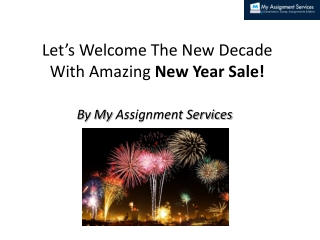 Let’s Welcome The New Decade With Amazing New Year Sale!