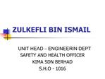 ZULKEFLI BIN ISMAIL
