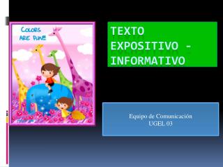 Texto expositivo - informativo