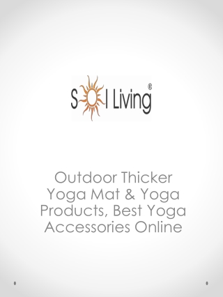 Outdoor Thicker Yoga Mat & Yoga Products, Best Yoga Accessories Online