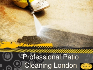 Professional Patio Cleaning London