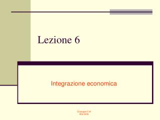 Lezione 6