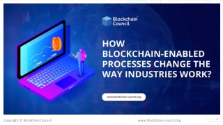 How Blockchain-enabled Processes Change the Way Industries Work?