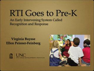 RTI Goes to Pre-K