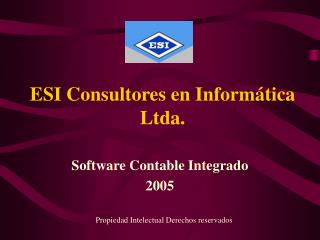 ESI Consultores en Informática Ltda.