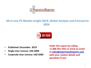 All-in-one PC Market Share and Forecast to 2024