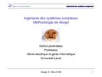 Ing nierie des syst mes complexes M thodologie de design