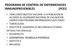 PROGRAMA DE CONTROL DE ENFERMEDADES INMUNOPREVENIBLES PCEI
